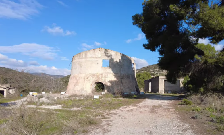 Δερβενάκια εργοστάσιο ασβεστοποιίας