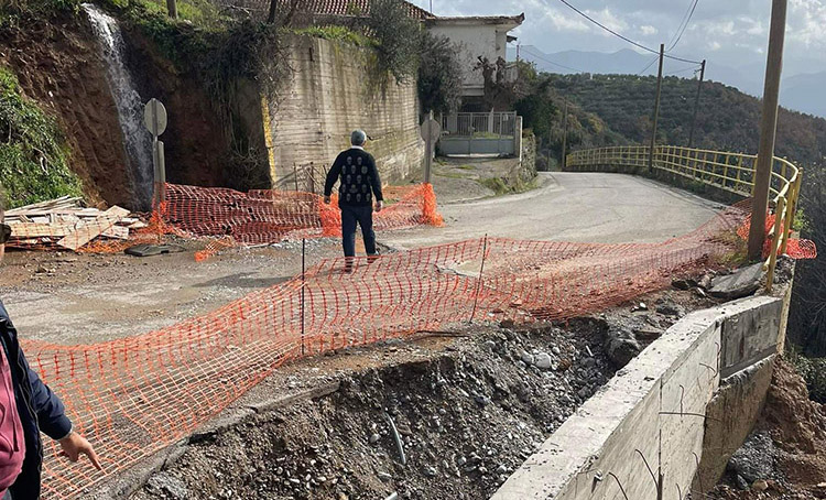 Οιχαλία ζημιές πλημμύρες