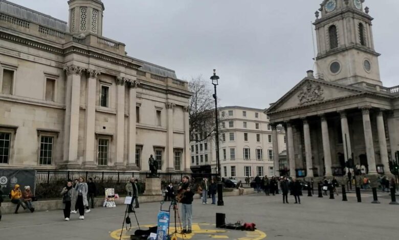 Trafalgar square στο Λονδίνο