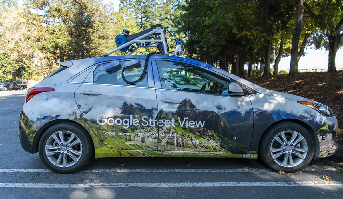 google maps street view car