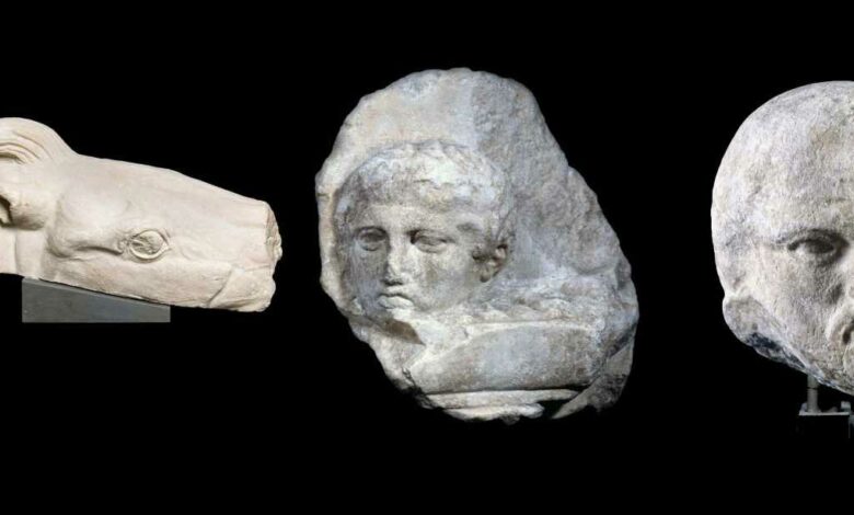 Απόδοση θραυσμάτων γλυπτών Παρθενώνα (4)