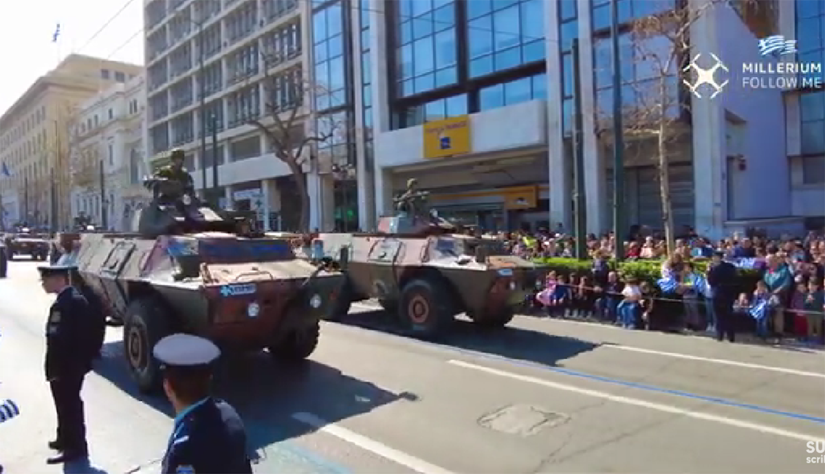 25η Μαρτίου: Η στρατιωτική παρέλαση για τον εορτασμό της εθνικής επετείου (Βίντεο)
