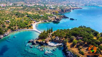 Κότρωνας διπλή παραλία της Σκοπάς