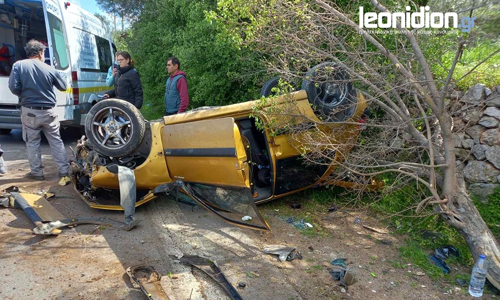 Τροχαίο στο Λεωνίδιο: 25χρονος τραυματίστηκε σοβαρά στο δρόμο για Πλάκα