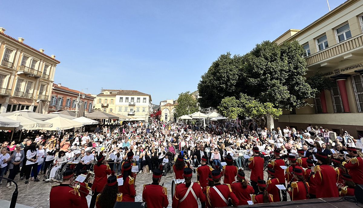 Μια συγκινητική και πρωτότυπη «συνάντηση» στο Ναύπλιο