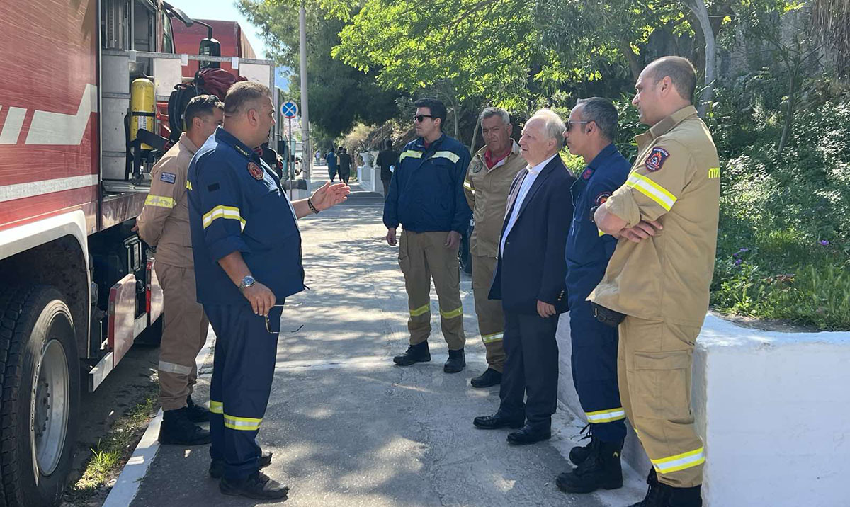 Στις Πυροσβεστικές Υπηρεσίες σε Ναύπλιο και Άργος ο Γιάννης Ανδριανός