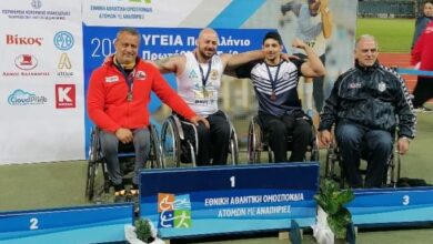 Βαγγέλης Γουζούασης από την Ερμιονίδα μετάλλια