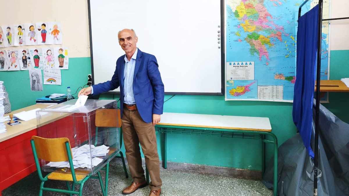 Άσκησε το εκλογικό του δικαίωμα ο υποψήφιος βουλευτής Γιώργος Γαβρήλος