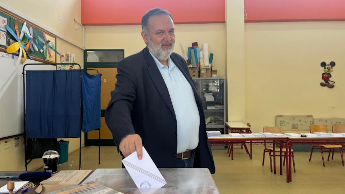Το εκλογικό του δικαίωμα άσκησε και ο Τάσσος Χειβιδόπουλος
