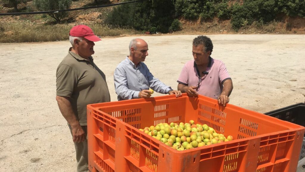 Επίσκεψη του Γιώργου Γαβρήλου στον Αγροτικό Συνεταιρισμό Χούνης