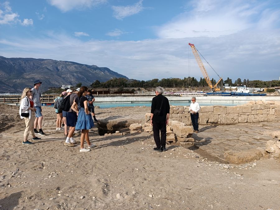 Ξενάγηση φοιτητών στον Αρχαίο Διόλκο 3