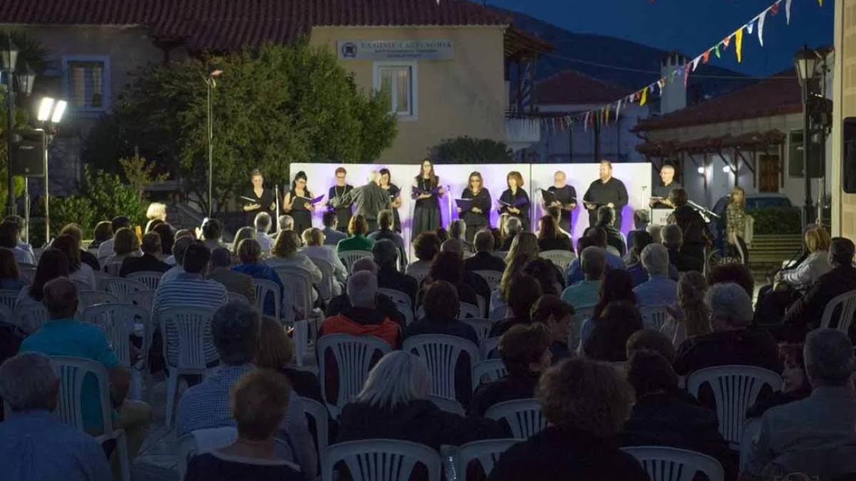 Χορωδίες από Κόρινθο, Νίκαια και Επίδαυρο έδωσαν ραντεβού στο Λυγουριό
