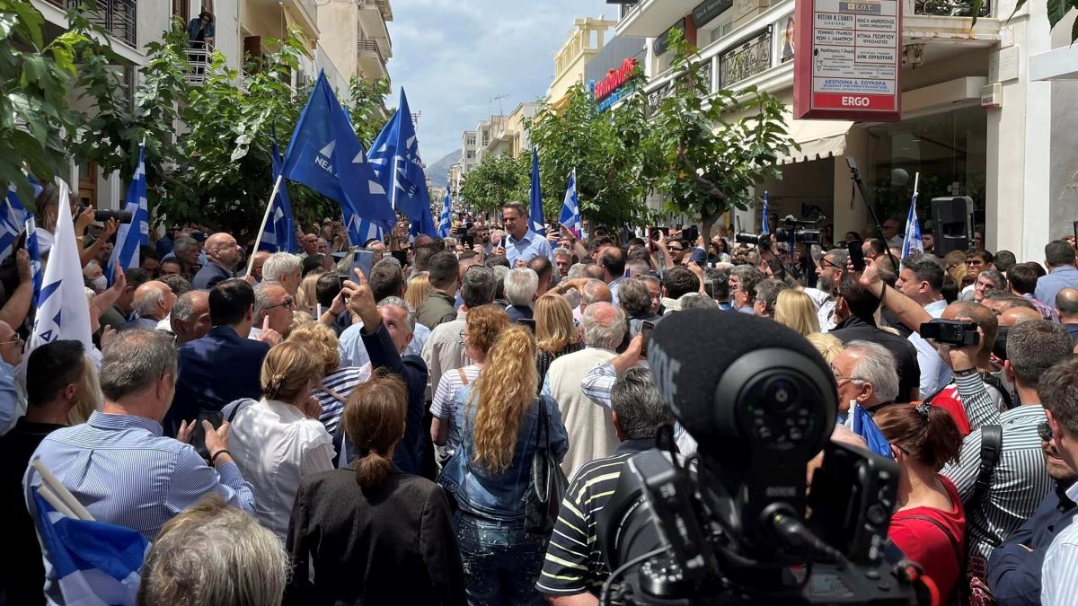 Την Κόρινθο και το Λουτράκι επισκέφθηκε σήμερα ο Κυριάκος Μητσοτάκης