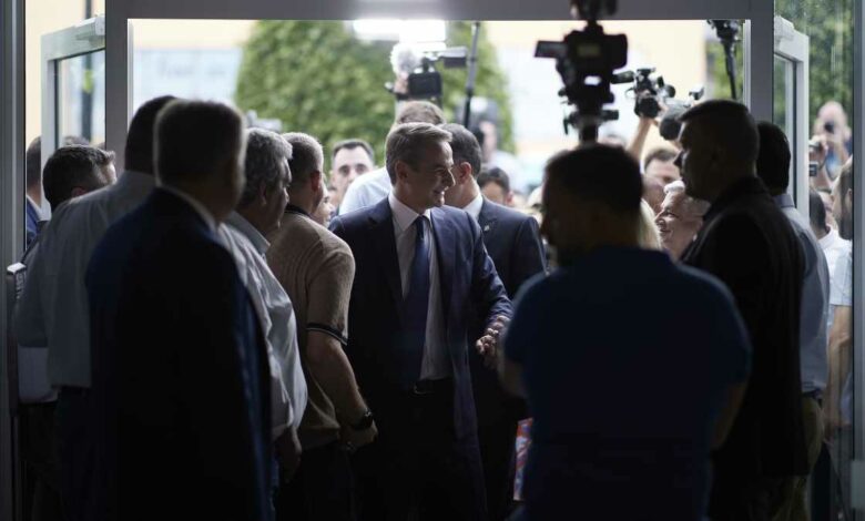 Ομιλία Μητσοτάκη στην Πειραιώς