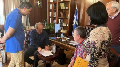 Σύμβαση για αρδευτικά έργα στην Κόρινθο