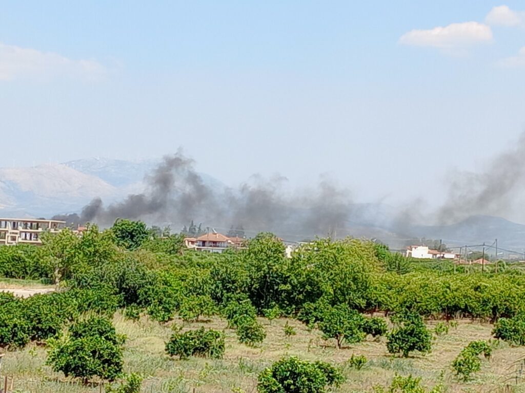 Αγγελακόπουλος φορτηγό φωτιά Άργος (2)