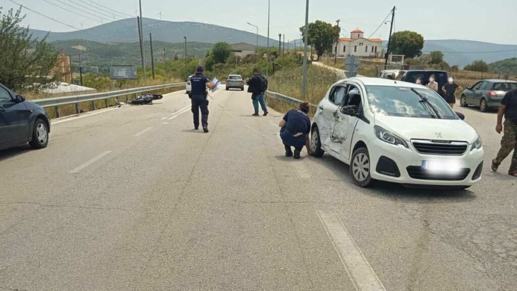 Τροχαίο δυστύχημα στην Τραχειά (2)