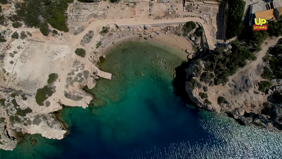 Βουτιά στην ιστορία: Κολύμπι στην σκιά ενός Αρχαίου Ναού 2.500 ετών, με θέα τον Κορινθιακό