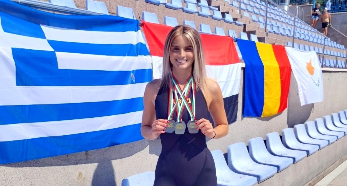 Τρία χρυσά με Πανελλήνιο ρεκόρ σε Διεθνές Πρωτάθλημα για τη Ναυπλιώτισσα Χριστιάνα Γαρουνιάτη