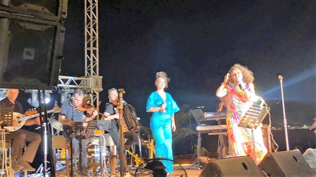 Η Γλυκερία με την Αθηνά Βέρμη - Συναυλία Γλυκερία στο Ναύπλιο