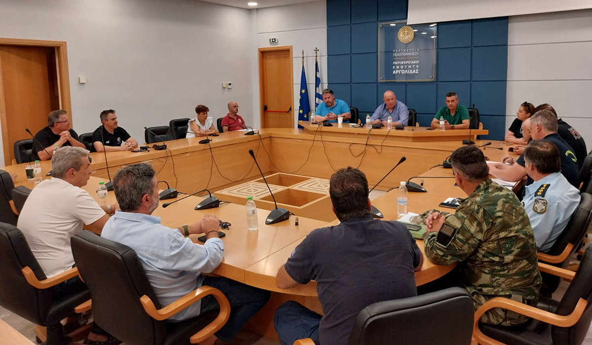 Σύσκεψη Πολιτική Προστασία Αργολίδα (1)