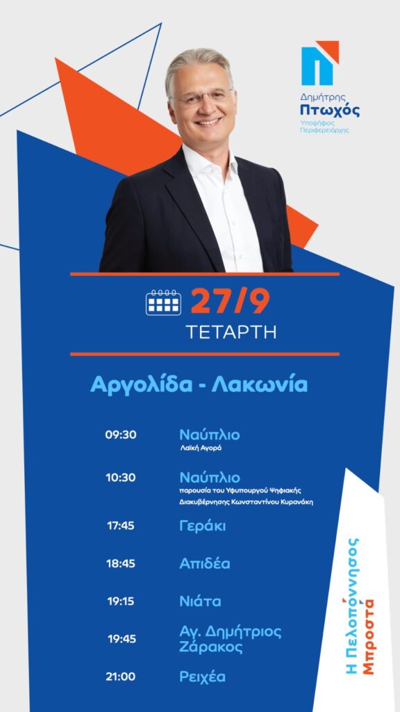 ΠΡΟΓΡΑΜΜΑ 27.09.2023