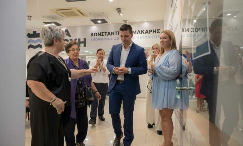 Μάκαρης Κώστας συγκίνηση πριν τα εγκαίνεια (4)