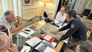 Σύσκεψη στην οποία εξετάστηκε το αντιπλημμυρικό έργο της Μαντινείας στον Δήμο Τρίπολης 1