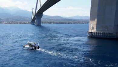 Υποθαλάσσια επιθεώρηση γέφυρας Ρίου Αντιρρίου