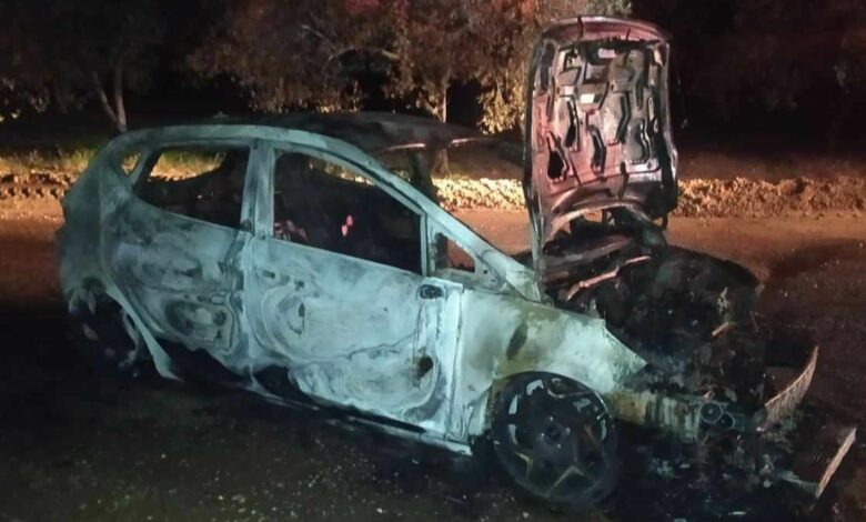 Φωτιά αυτοκινήτου στην Επίδαυρο 1