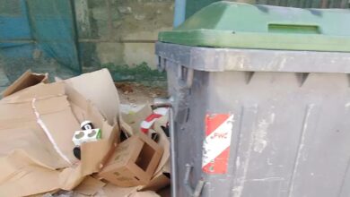 Κάδοι σκουπίδια Πρόνοια Ναυπλίου
