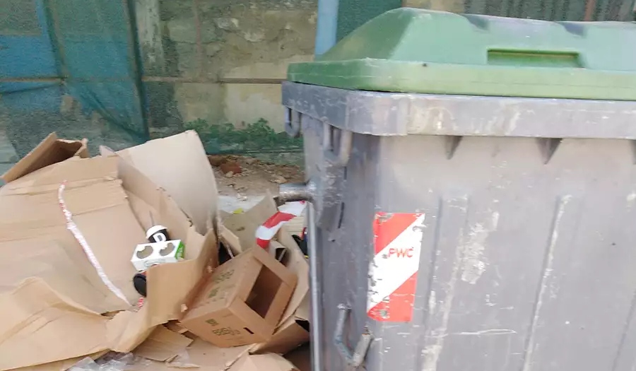 Κάδοι σκουπίδια Πρόνοια Ναυπλίου