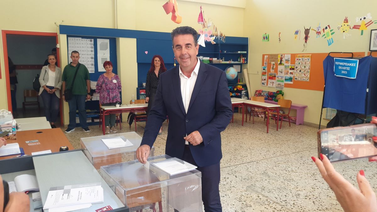 Ναύπλιο: Ψήφισε ο Δημήτρης Κωστούρος