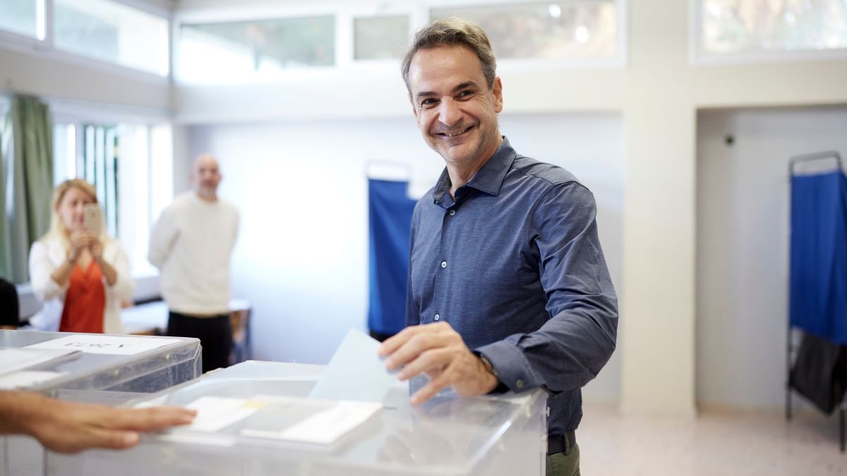 Ψήφισε και ο Πρωθυπουργός Κυριάκος Μητσοτάκης
