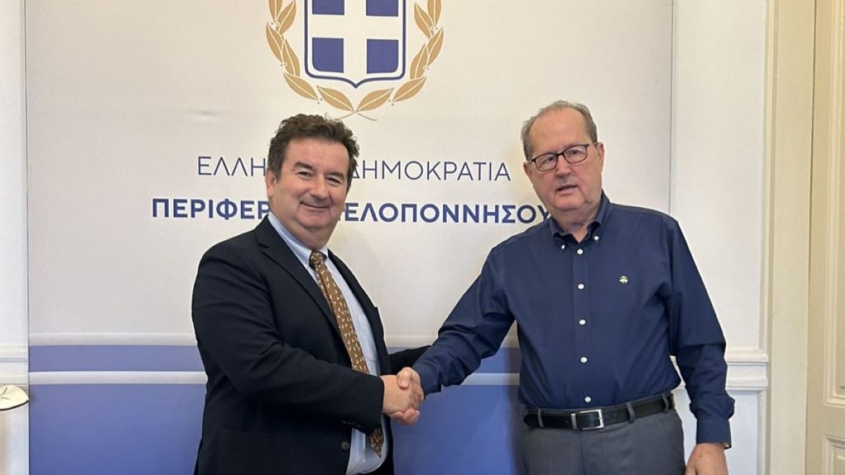 Συνάντηση του περιφερειάρχη Πελοποννήσου με τον εκλεγέντα δήμαρχο Άργους – Μυκηνών