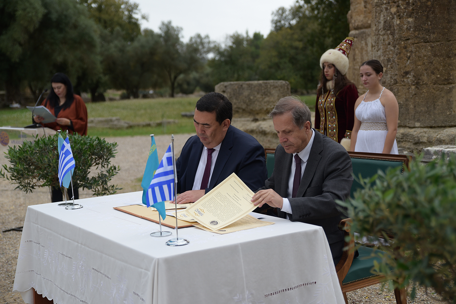 Η Αρχαία Ολυμπία αδελφοποιήθηκε με την πανάρχαια Ταράζ του Καζακστάν