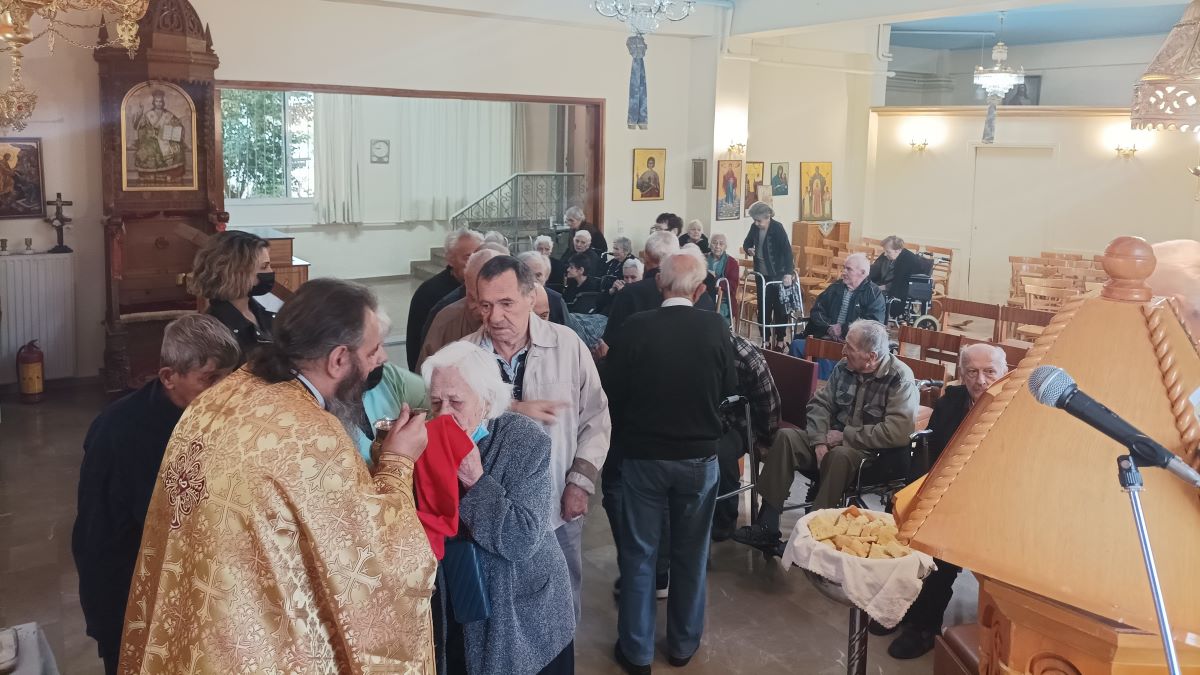 Γηροκομείο Άργους: Θεία Λειτουργεία στο εκκλησάκι του Αγ. Ιωάννη του Ρώσσου