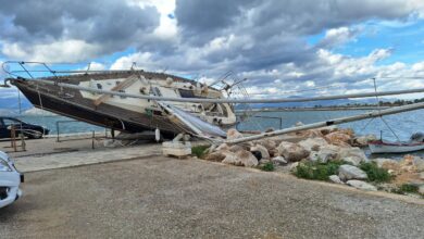 Ιστιοφόρο κακοκαιρία Ναύπλιο (2)