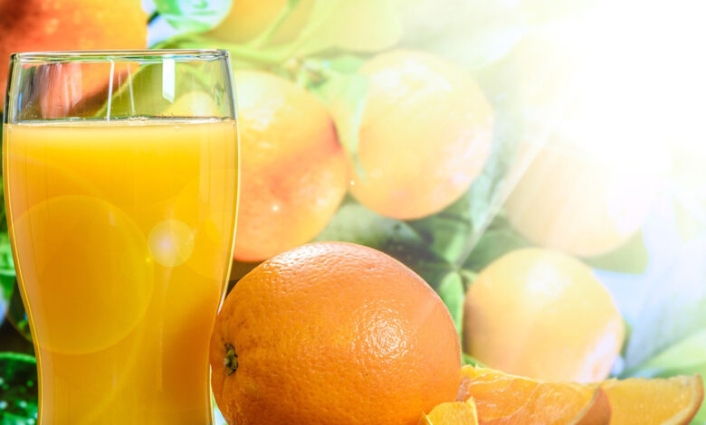 Χυμός πορτοκάλι πορτοκάλια