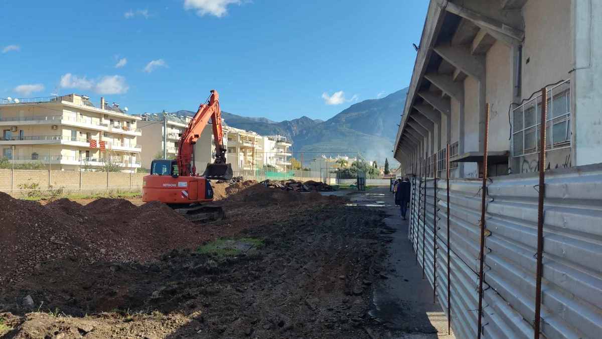 Καλαμάτα Νέο Προπονητήριο εργασίες