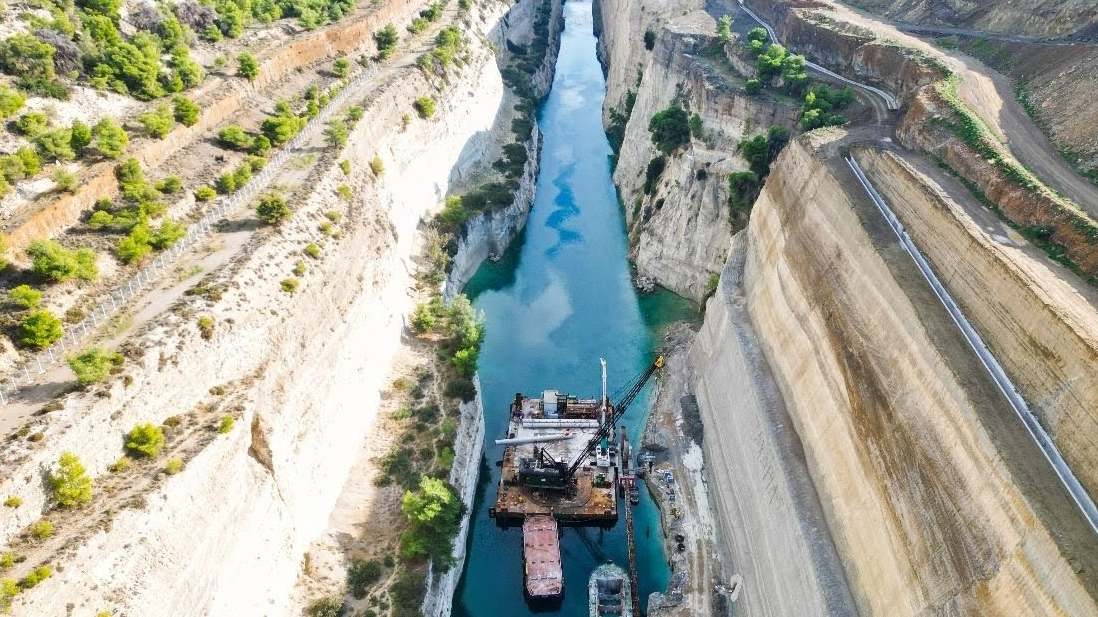 Τι αλλάζει στη Διώρυγα της Κορίνθου – Μια ματιά στα έργα που βρίσκονται σε εξέλιξη (Βίντεο)