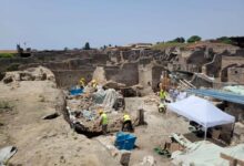 Εικ. 1 Ανασκαφές στο regio ix 18 (@parco archeologico di pompei)