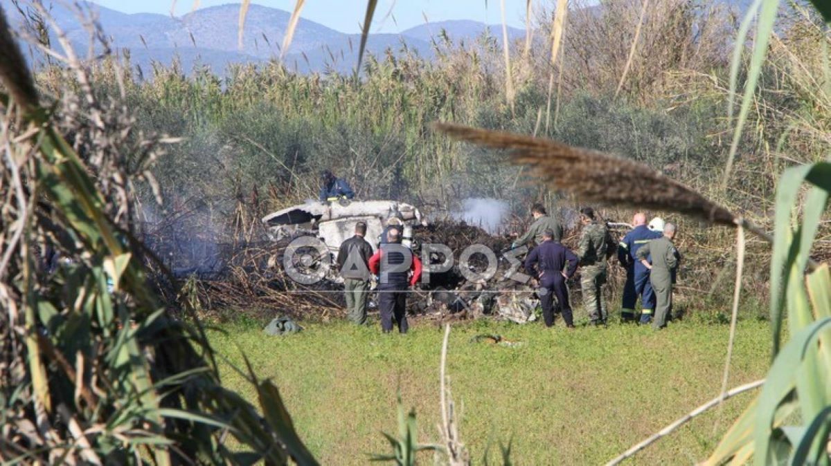 Πτώση εκπαιδευτικού αεροπλάνου Καλαμάτα