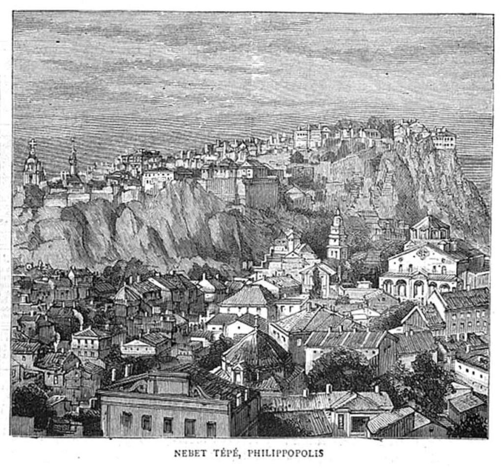 Άποψη της Φιλιππούπολης το 1885