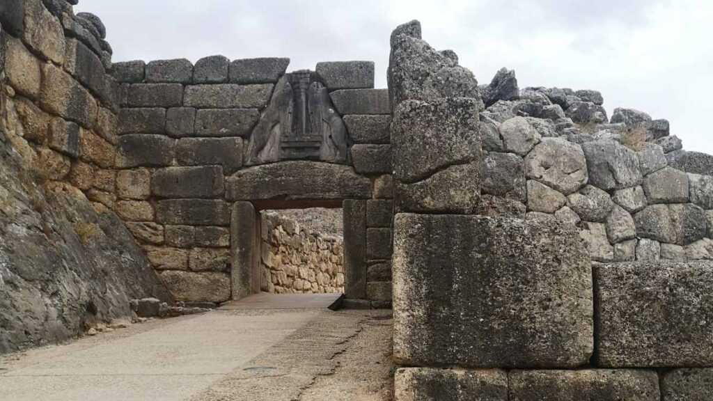 Μυκήνες, η Πύλη των Λεόντων