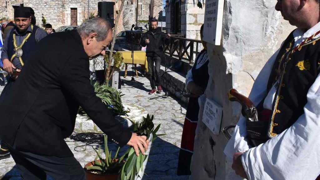 Επιμνημόσυνη δέηση Αντιπλοιάρχου Βλαχάκου Ανατολική Μάνη