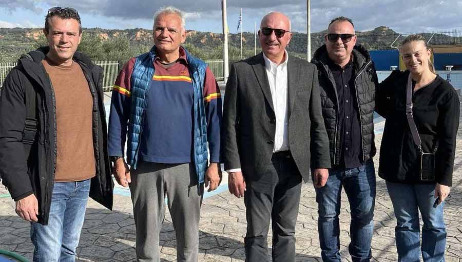Σε Τρίπολη, Σπάρτη και Ναύπλιο ο πρόεδρος της Κολυμβητικής Ομοσπονδίας Ελλάδας
