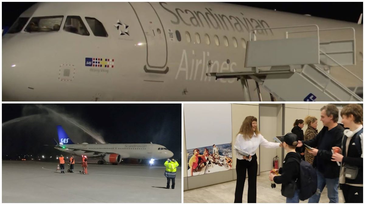 Αεροδρόμιο Καλαμάτας: Έφτασε η πρώτη πτήση από Στοκχόλμη