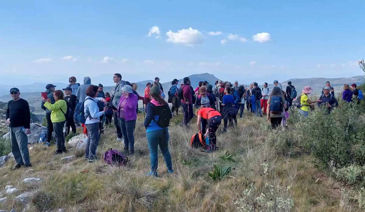 Μια ξεχωριστή εμπειρία περίμενε τους πρώτους περιπατητές στο Αρκαδικό Επιδαύρου