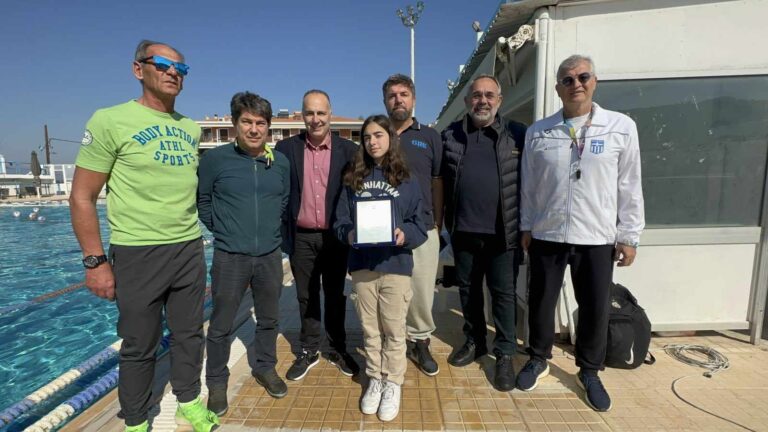 Ναύπλιο: Βράβευση για την εθνική ομάδα υδατοσφαίρισης εφήβων Κ17